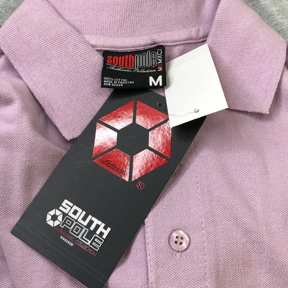 SOUTHPOLE‎ MENS AUTHENTIC COLLECTION POLO SHIRTS MD NEW WITH TAG
